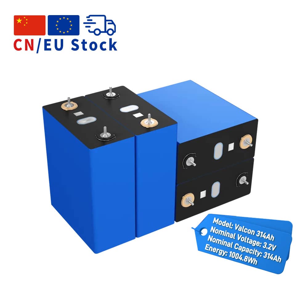 Bateriové články Valcon 314Ah LiFePO4 - zcela nové, třída A s QR kódem ...