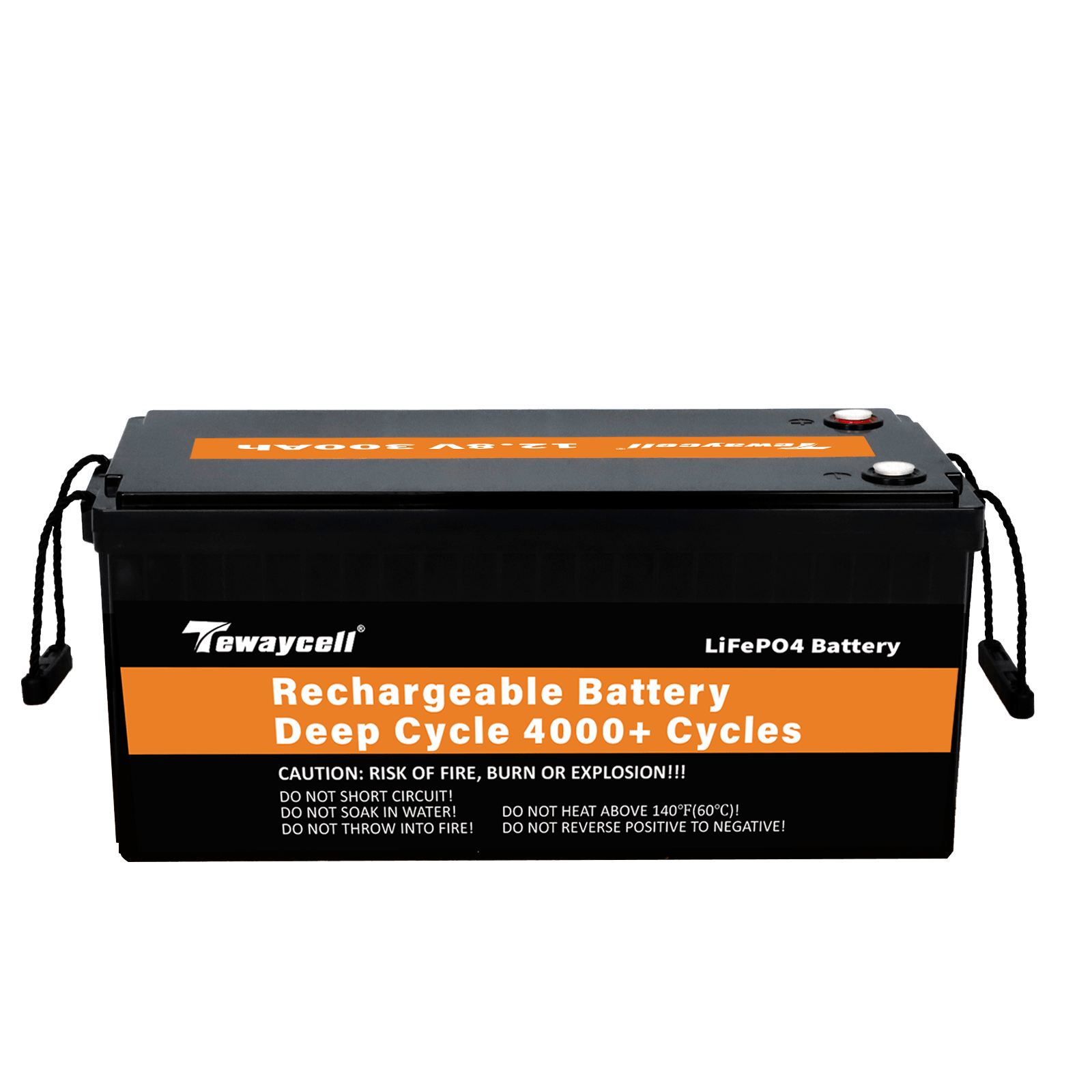 Temgot LiFePO4 Battery 12V 300Ah Lithium Battery - Built-in Bluetooth