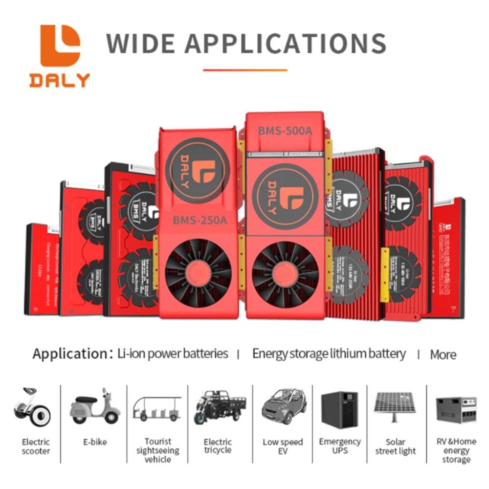 Daly Lifepo4 Smart BMS for 12.8V 24V 48V 30A-400A for Lifepo4 Battery –  Tewaycell