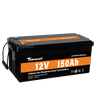 Tewaycell 12V 150AH LiFePO4 Batterie Eingebautes Samrt BMS mit Bluetooth