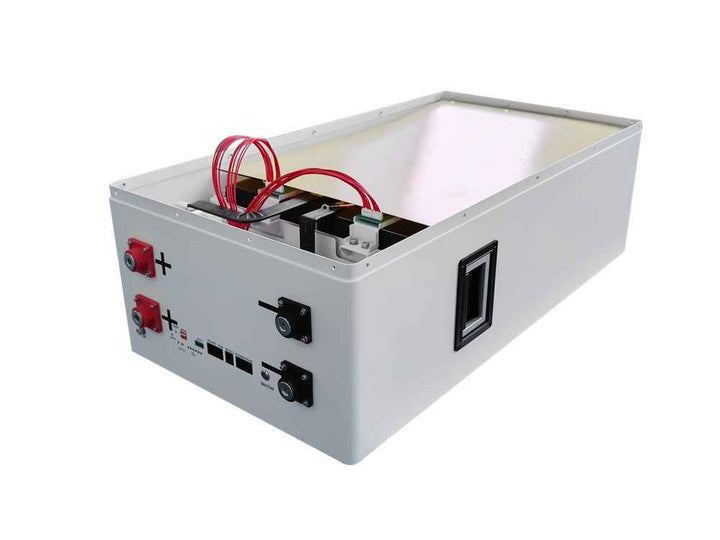 Tewaycell DIY Case Kit 51.2V 280Ah 304Ah 314Ah LiFePO4 Battery Case with JK 200A BMS, Circuit Breaker, 2A Active Balance Vertical DIY Battery Box