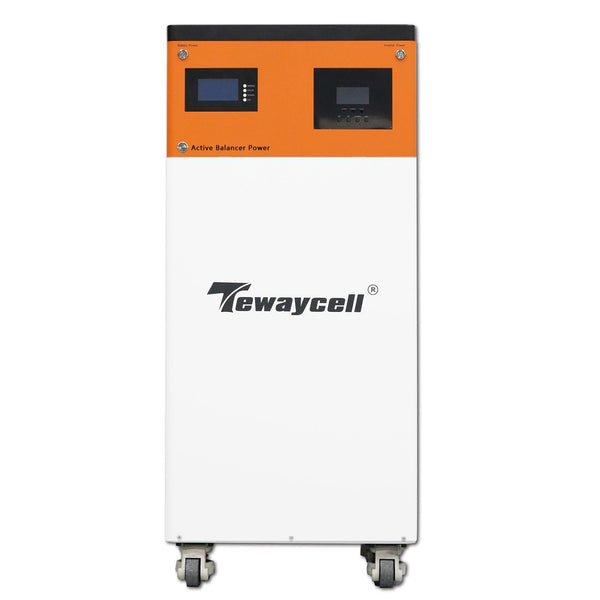 Tewaycell 48v 200ah 10kwh all-in-one mobile ess vstavaný hybridný invertor