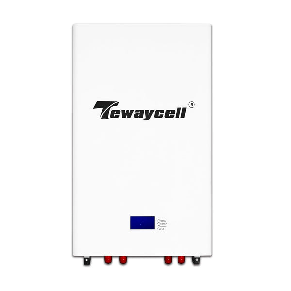 Tewaycell 48V 100Ah 150Ah 200Ah LiFePO4 naścienny system przechowywania baterii