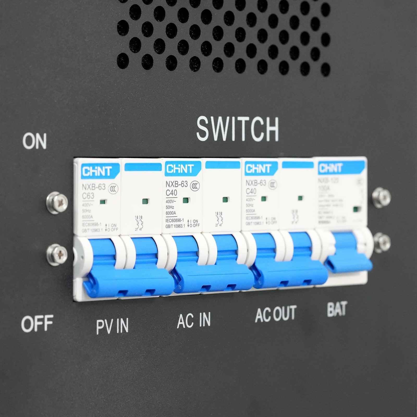 Tewaycell 48V 51.2V 300Ah 15Kwh All-in-one Mobile ESS Built-in 5KW Hyb