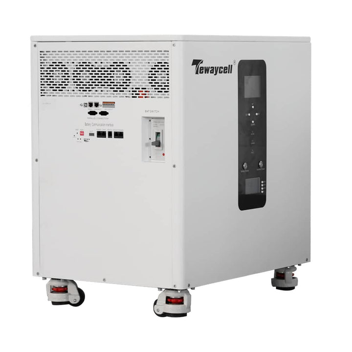 Tewaycell 48V 51.2V 600Ah 30kWh 30kWh All in One Mobile ESS Built-in 12kW AC380V Hybrid off-grid Three Phase Inverter,BMS,Equalization Module-3