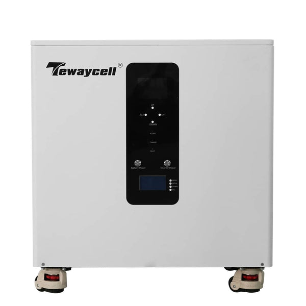 Tewaycell 48V 51.2V 600Ah 30kWh 30kWh All in One Mobile ESS Built-in 12kW AC380V Hybrid off-grid Three Phase Inverter,BMS,Equalization Module-6