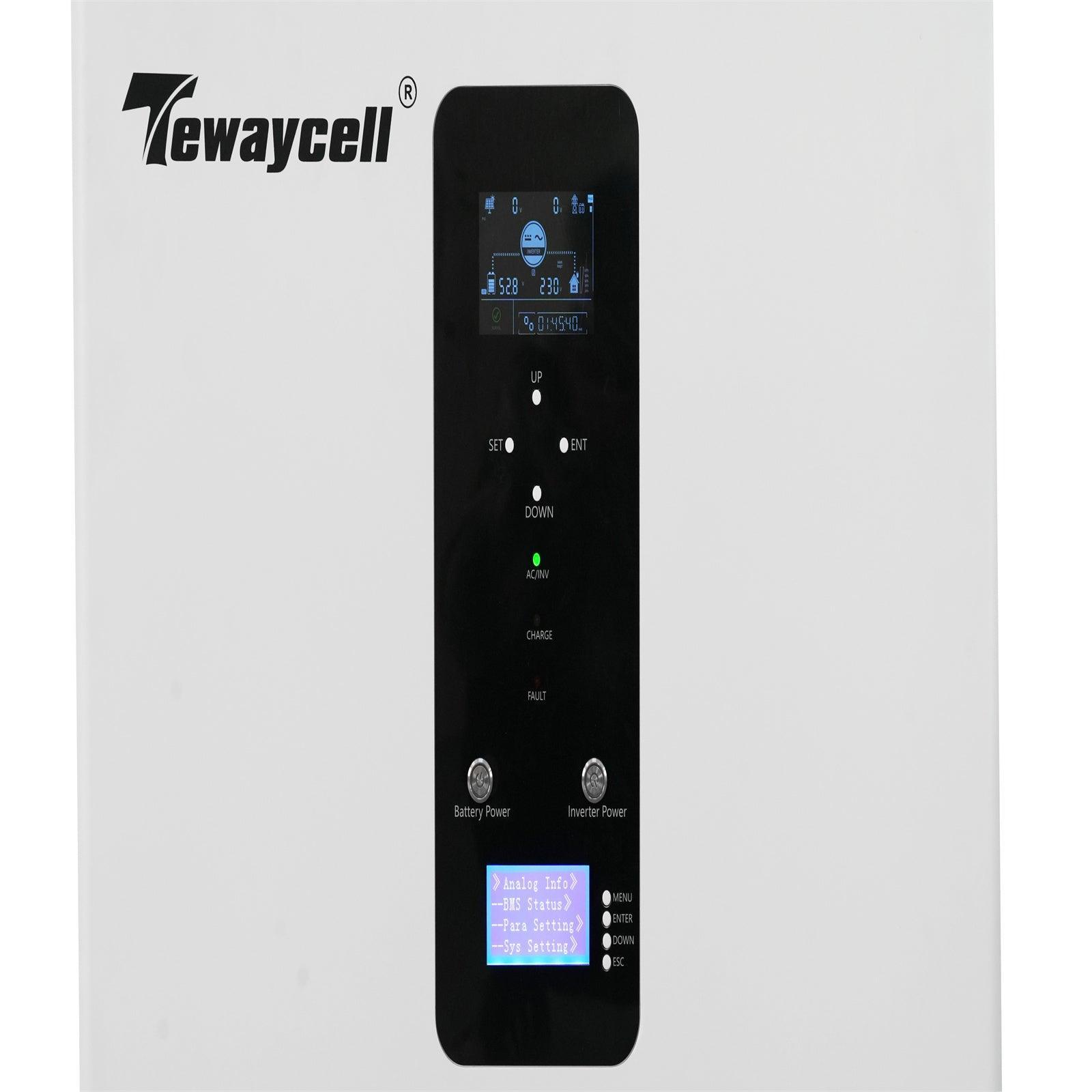 Tewaycell 48V 400Ah 20kwh All-in-one lifepo4 Built-in 10kW Inverter