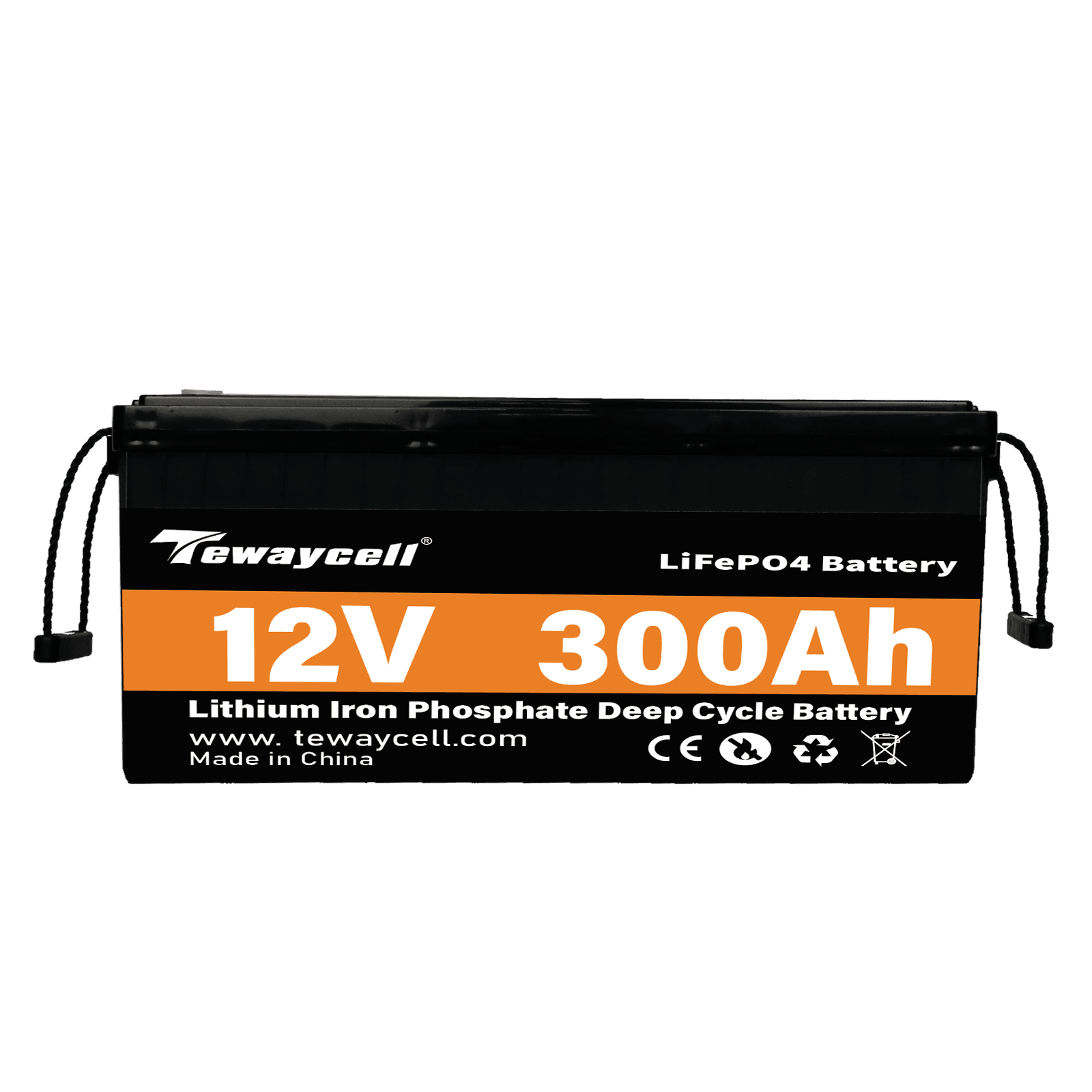 12V 300Ah LiFePO4 Battery, Deep Cycle Rechargeable Lithium Battery ...