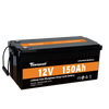 Tewaycell 12V 150AH LiFePO4 Batterie Eingebautes Samrt BMS mit Bluetooth